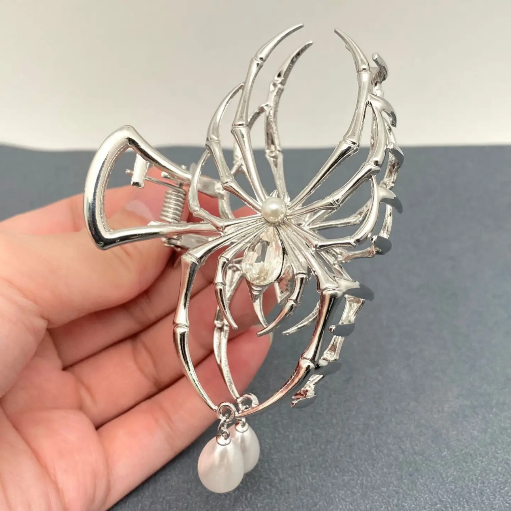 Gothic Spider Hair Clip