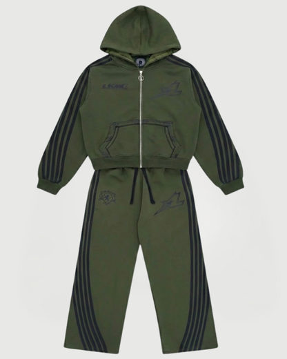 Unisex Striped Tracksuit