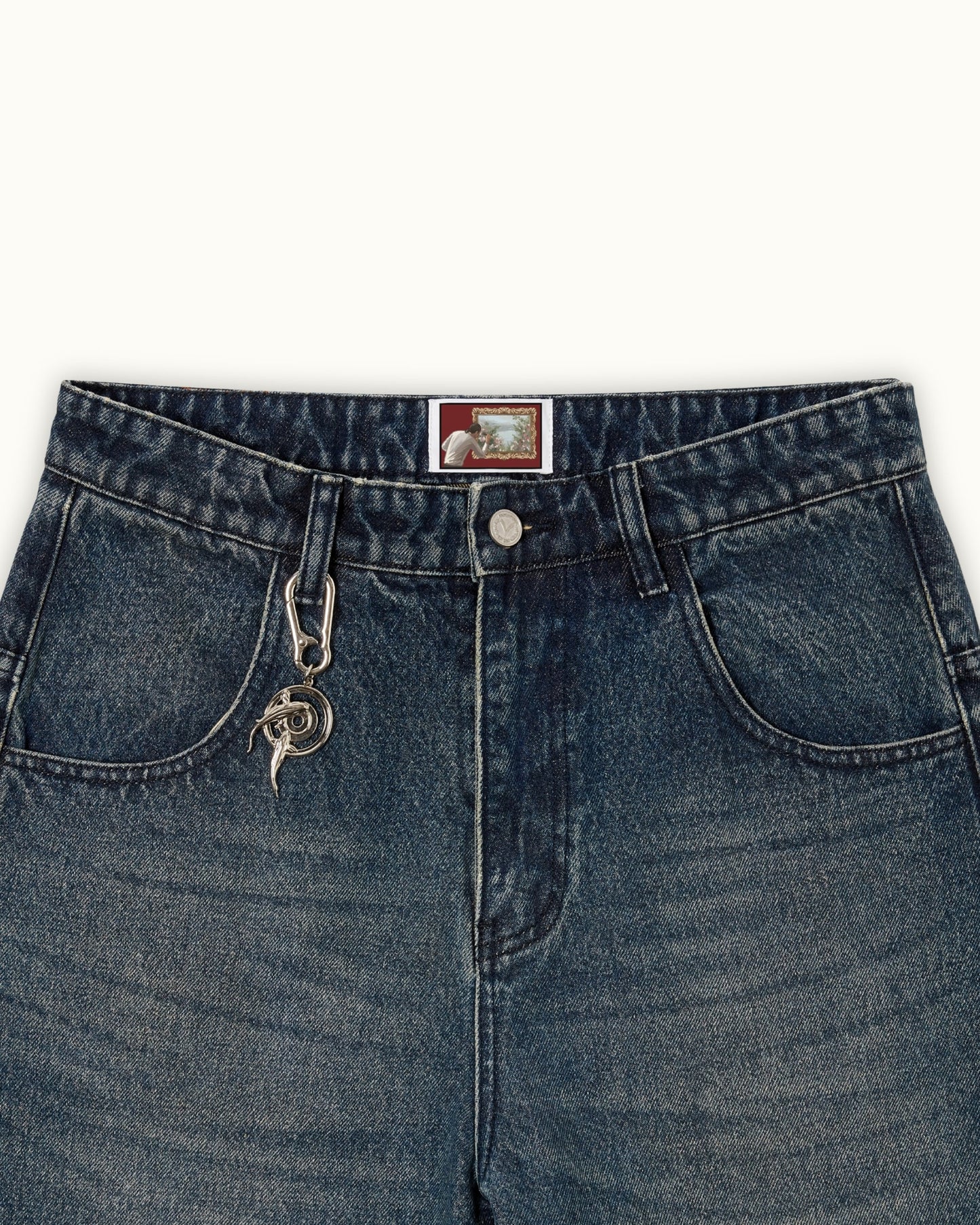 Graphic Baggy Jeans