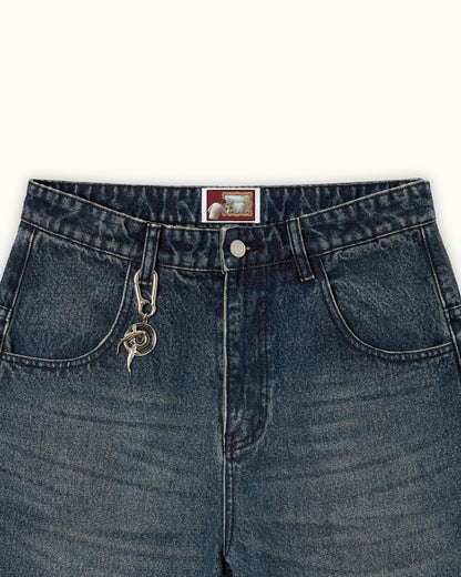 Graphic Baggy Jeans